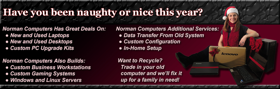 Norman Computers, Computer Service and Repair, Business and Technology Consulting, Website and Internet Development